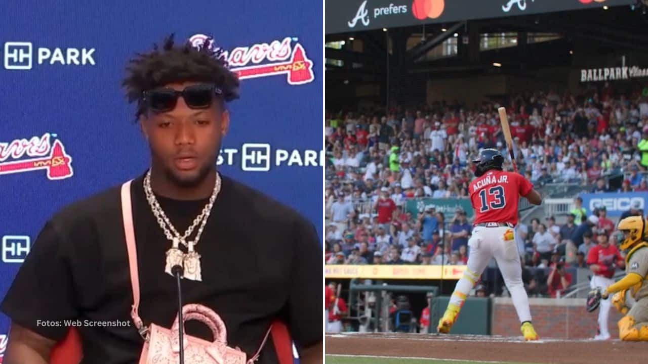 El outfielder Ronald Acuña Jr vivió una noche soñada en el imponente "Truist Park" con una jonronazo épico.