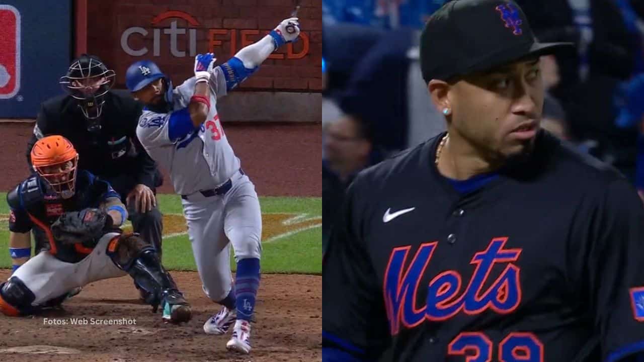 Teoscar Hernández fue la gran figura del juego para Los Angeles Dodgers al ligar de 5-2 con tres remolcadas.