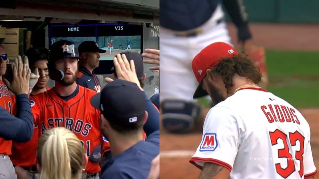 Houston Astros ganan el segundo juego ante Cleveland Guardians y aseguran la serie del fin de semana en Progressive Field.