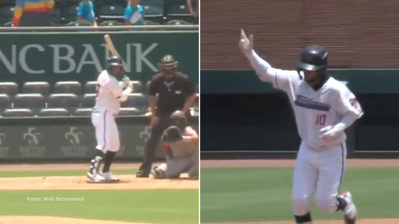 Victor Mesa Jr. arribó a 498 imparables de por vida en Ligas Menores con Miami Marlins.
