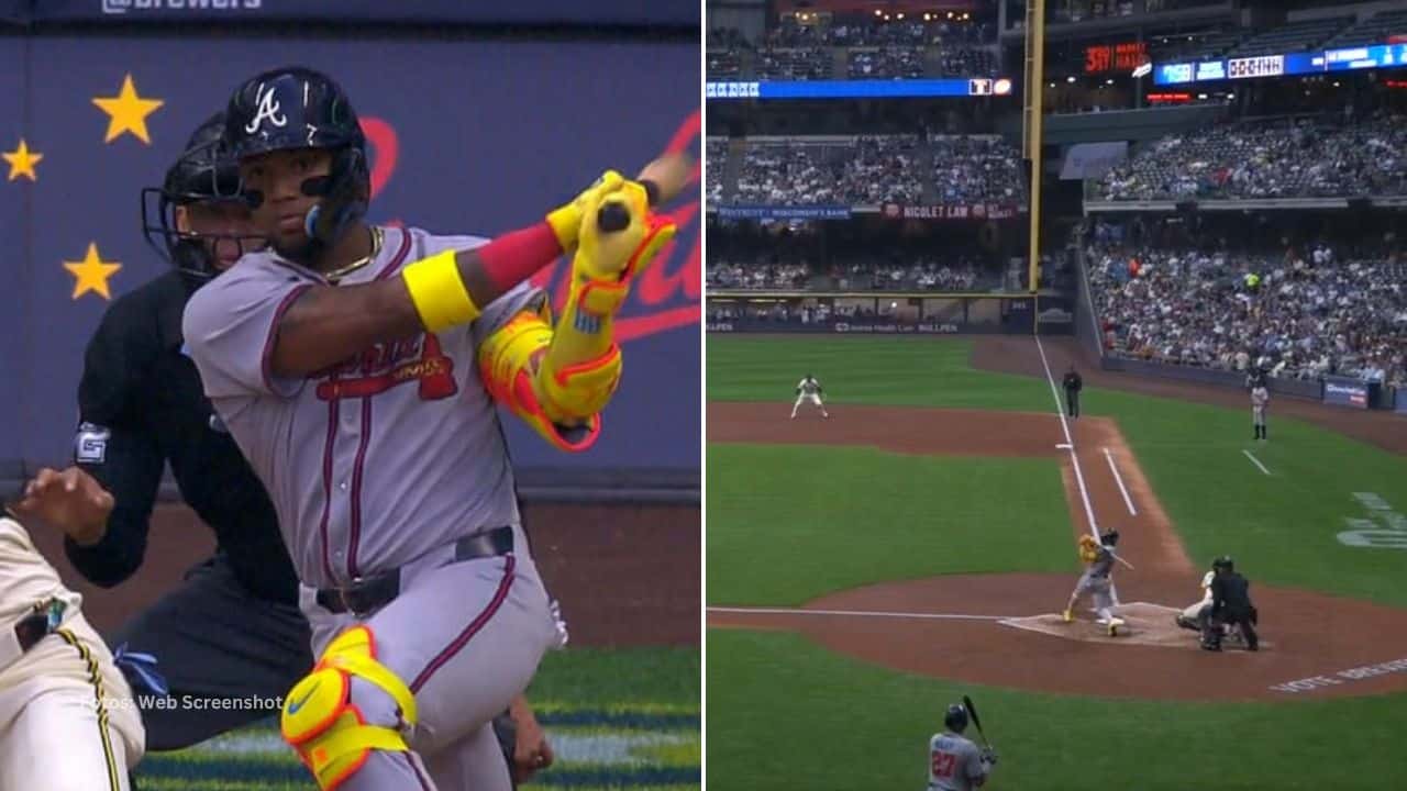 El venezolano Ronald Acuña Jr impulsó una carrera y elevó su promedio a .333 en la derrota del martes 10 de junio.
