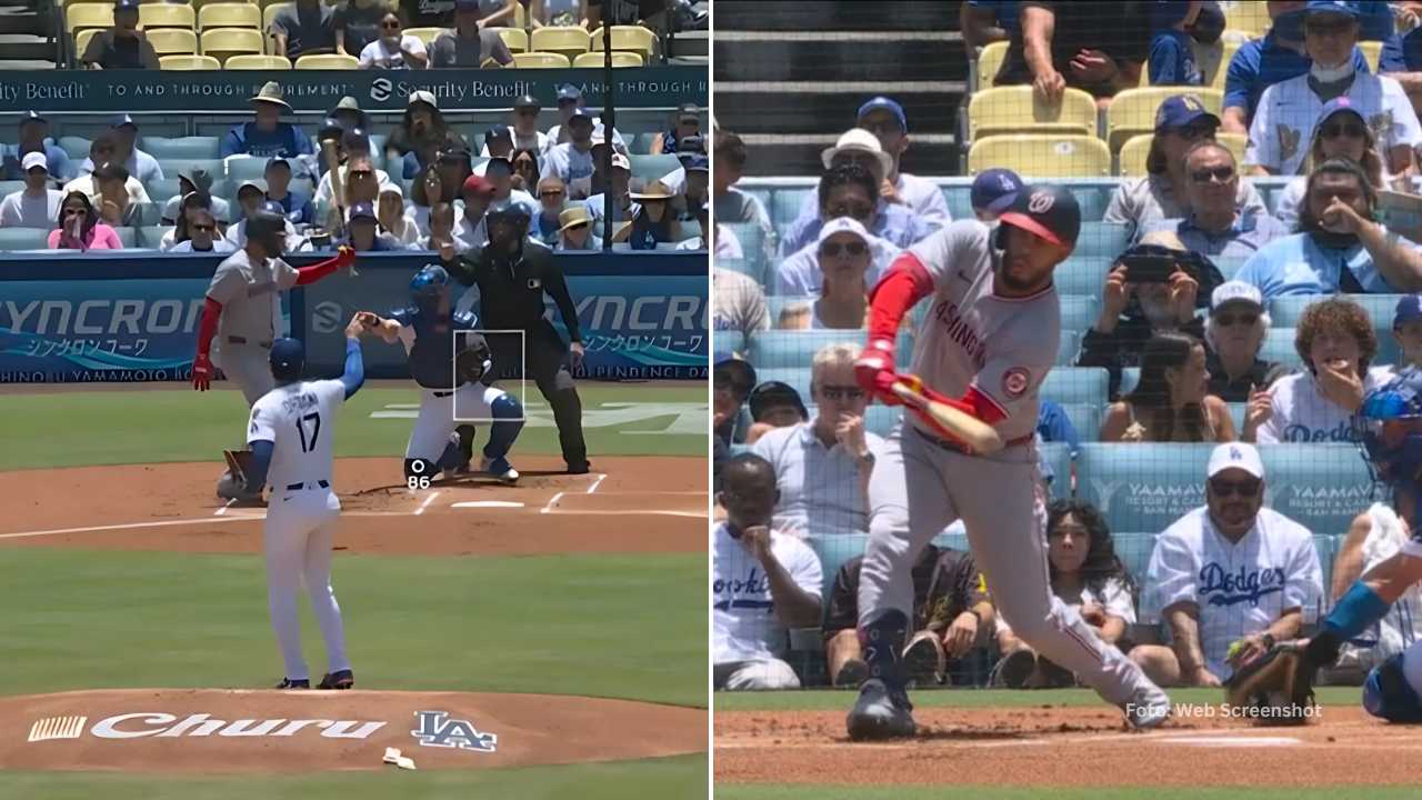 Shohei Ohtani realizó su segunda apertura de la temporada regular, donde regaló dos ponches.